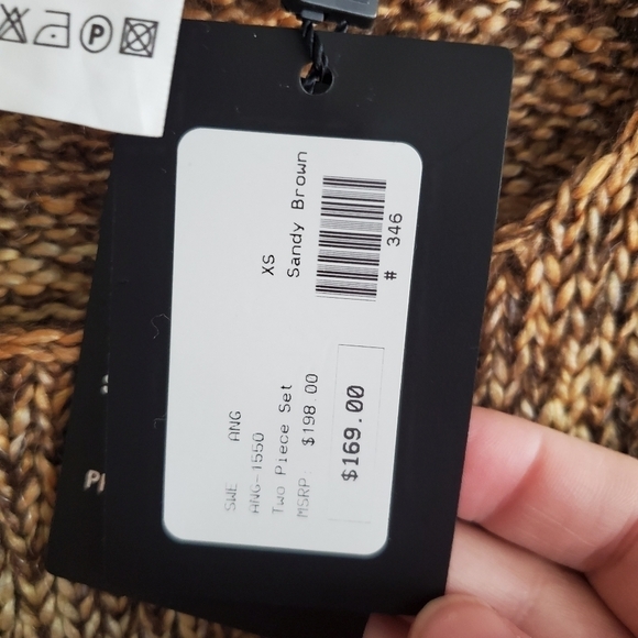 NWT Angel II Mohair Sweater Tank in Sandy Brown - Picture 4 of 5